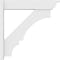 Ekena Millwork Balboa Architectural Grade PVC Outlooker with Traditional Ends, 7"W X 36"D X 36"H OUTP07X36X36BOA01 - alternate 4